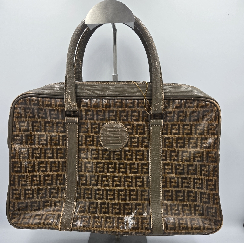 Fendi Brown Monogram Tote Bag